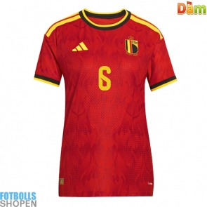 Billiga Belgien Axel Witsel #6 Hemmatröja Dam VM 2026 Kortärmad
